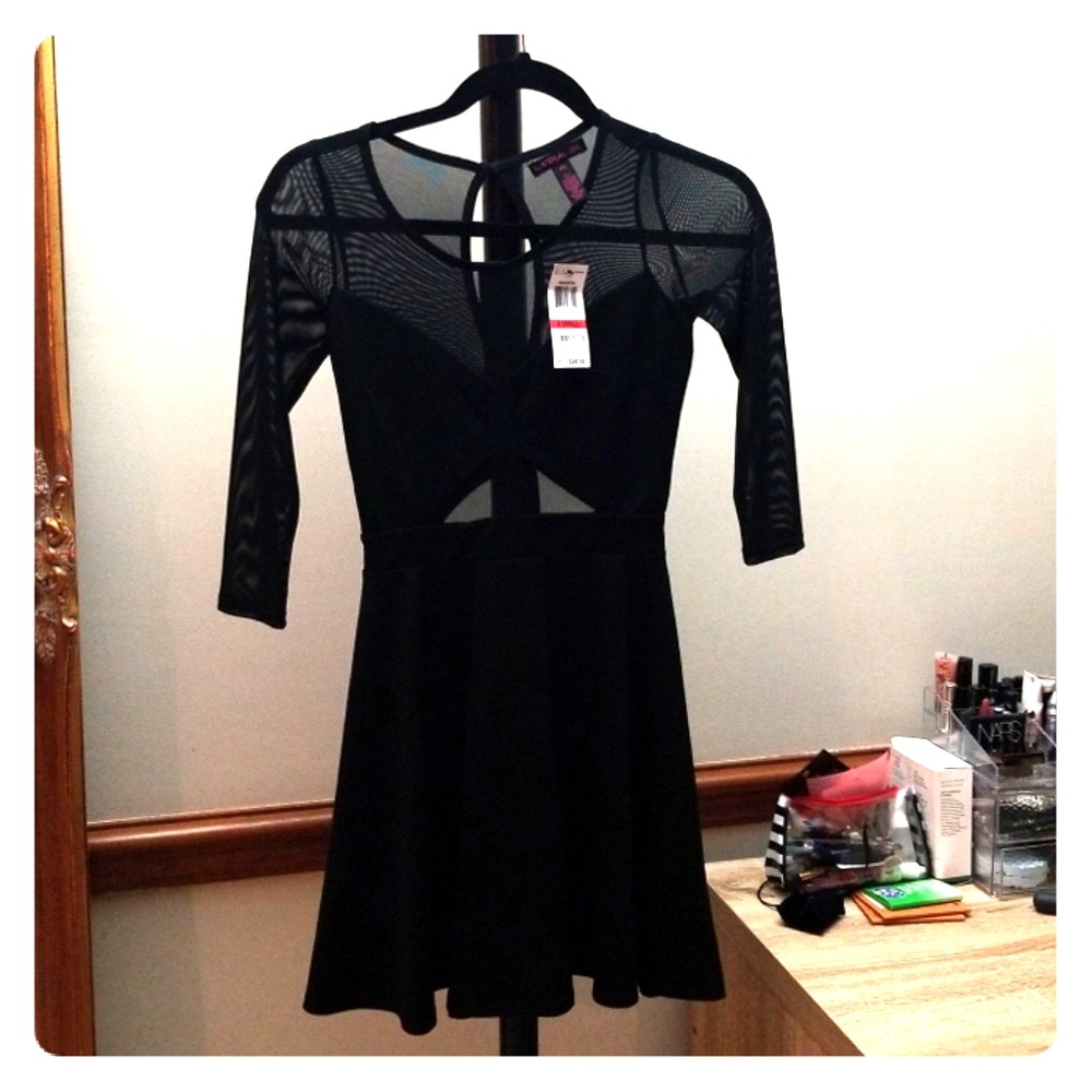 Black Material Girl Dress